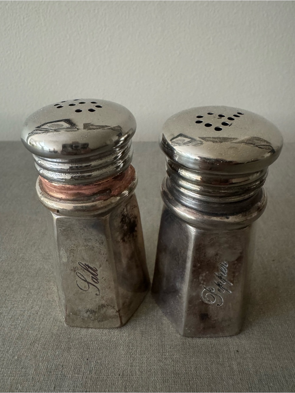 Pottery Barn Silver-plated Salt & Pepper Shakers from 2020s